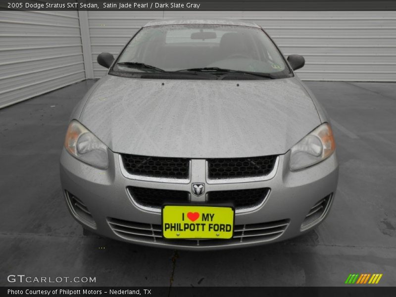 Satin Jade Pearl / Dark Slate Gray 2005 Dodge Stratus SXT Sedan