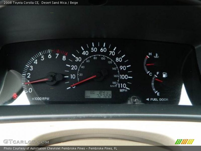 Desert Sand Mica / Beige 2008 Toyota Corolla CE