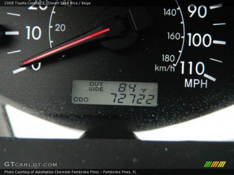 Desert Sand Mica / Beige 2008 Toyota Corolla CE