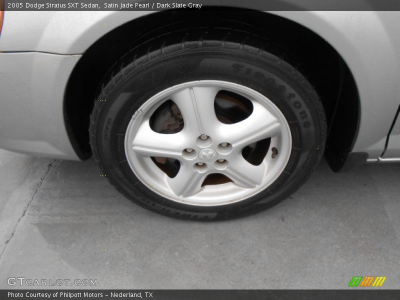 Satin Jade Pearl / Dark Slate Gray 2005 Dodge Stratus SXT Sedan