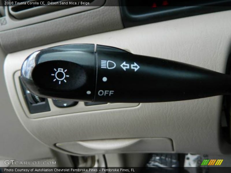 Desert Sand Mica / Beige 2008 Toyota Corolla CE