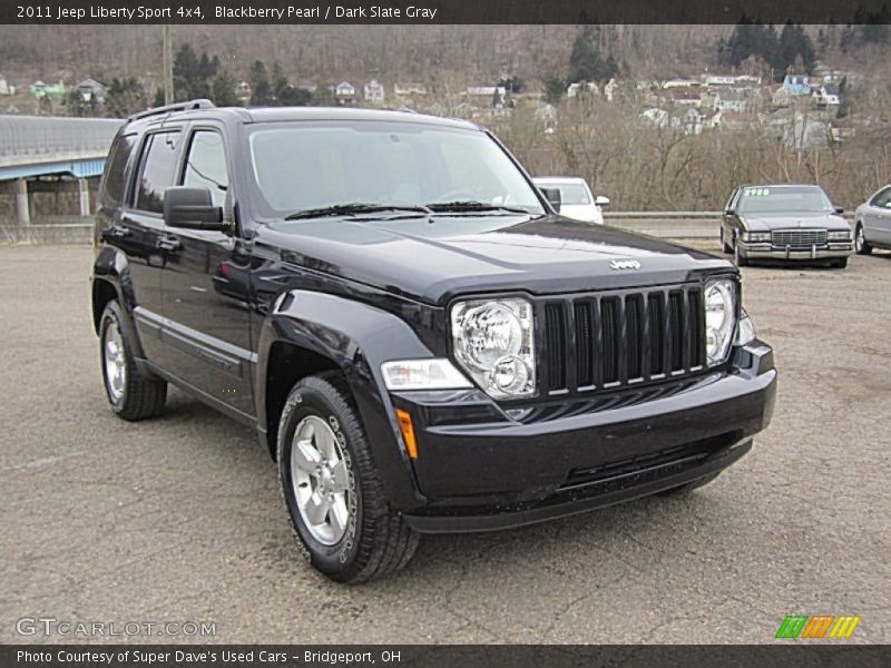 Blackberry Pearl / Dark Slate Gray 2011 Jeep Liberty Sport 4x4