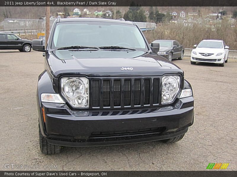 Blackberry Pearl / Dark Slate Gray 2011 Jeep Liberty Sport 4x4