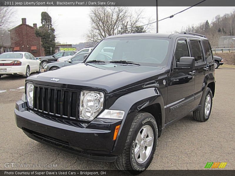 Blackberry Pearl / Dark Slate Gray 2011 Jeep Liberty Sport 4x4