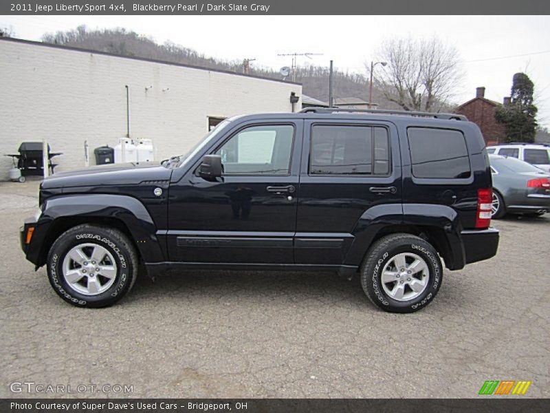 Blackberry Pearl / Dark Slate Gray 2011 Jeep Liberty Sport 4x4