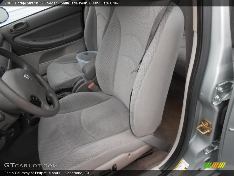 Satin Jade Pearl / Dark Slate Gray 2005 Dodge Stratus SXT Sedan