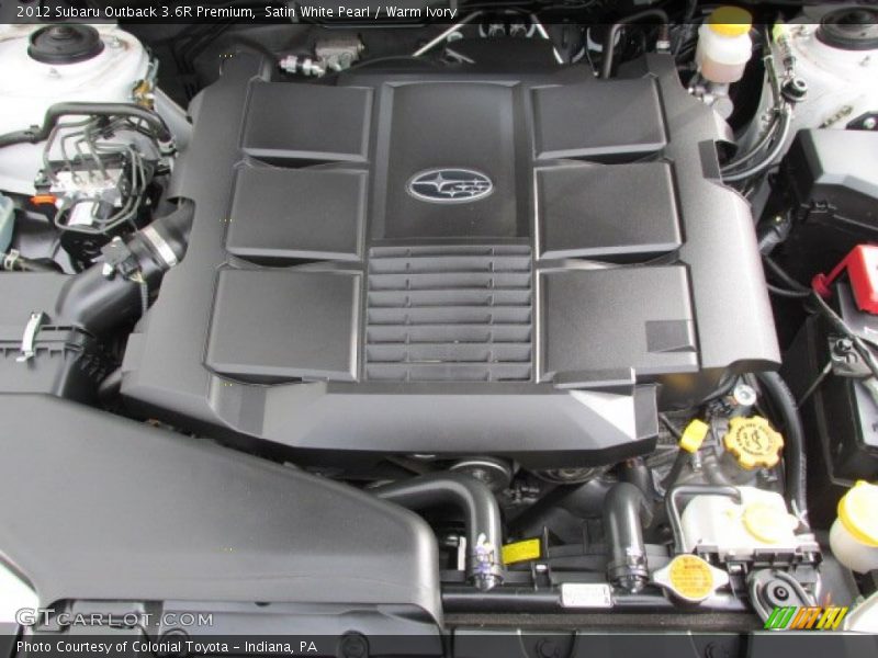  2012 Outback 3.6R Premium Engine - 3.6 Liter DOHC 16-Valve VVT Flat 6 Cylinder