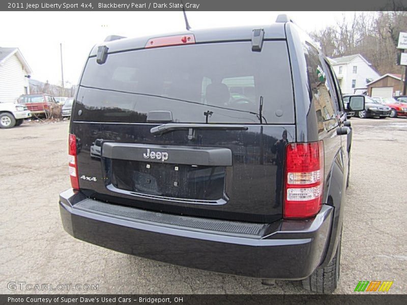 Blackberry Pearl / Dark Slate Gray 2011 Jeep Liberty Sport 4x4