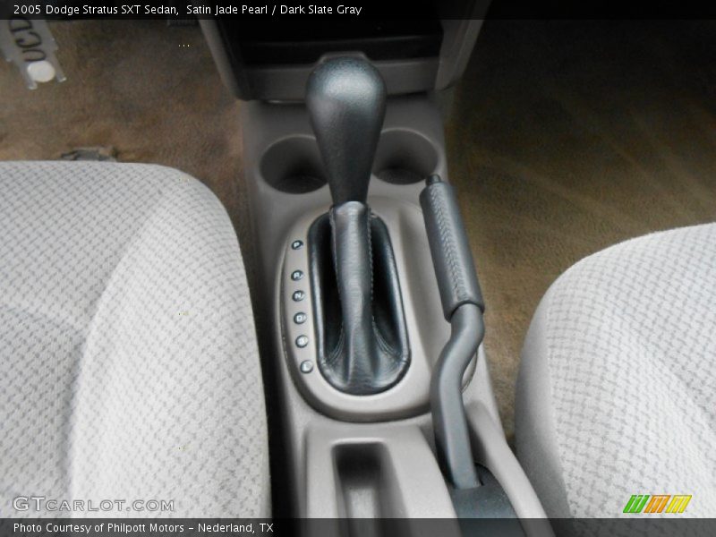 Satin Jade Pearl / Dark Slate Gray 2005 Dodge Stratus SXT Sedan