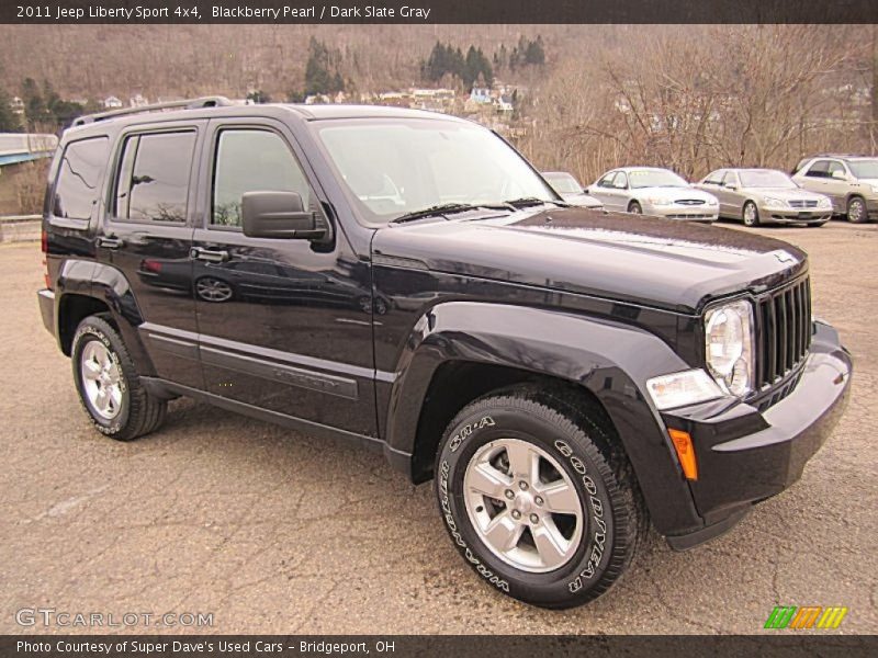 Blackberry Pearl / Dark Slate Gray 2011 Jeep Liberty Sport 4x4
