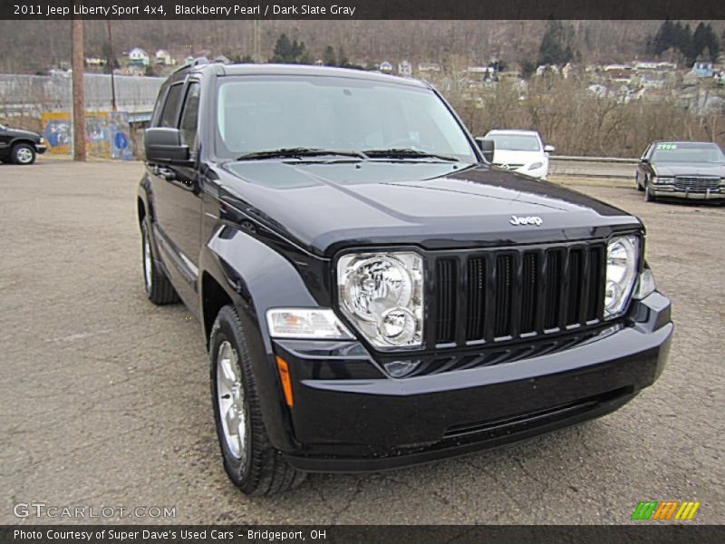 Blackberry Pearl / Dark Slate Gray 2011 Jeep Liberty Sport 4x4