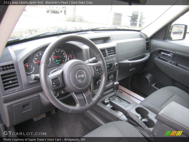 Blackberry Pearl / Dark Slate Gray 2011 Jeep Liberty Sport 4x4