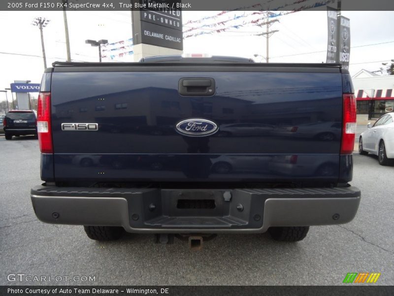 True Blue Metallic / Black 2005 Ford F150 FX4 SuperCrew 4x4