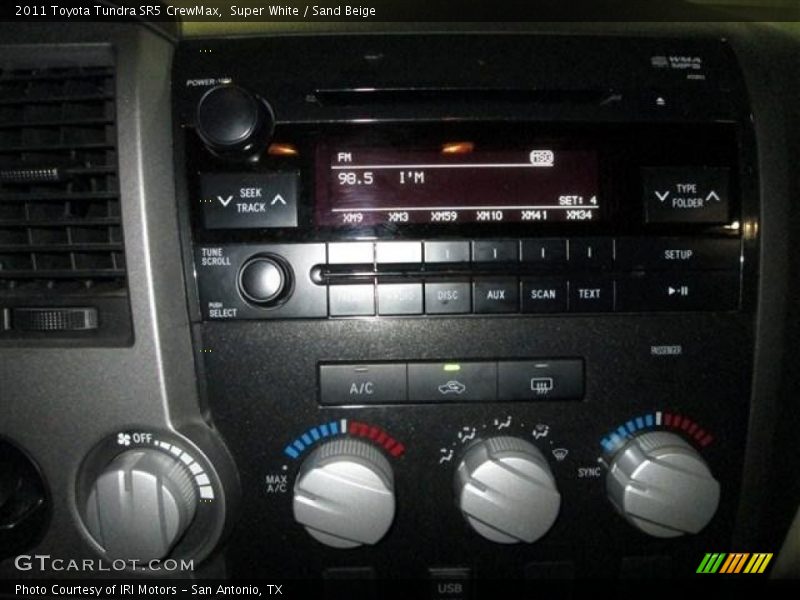 Super White / Sand Beige 2011 Toyota Tundra SR5 CrewMax