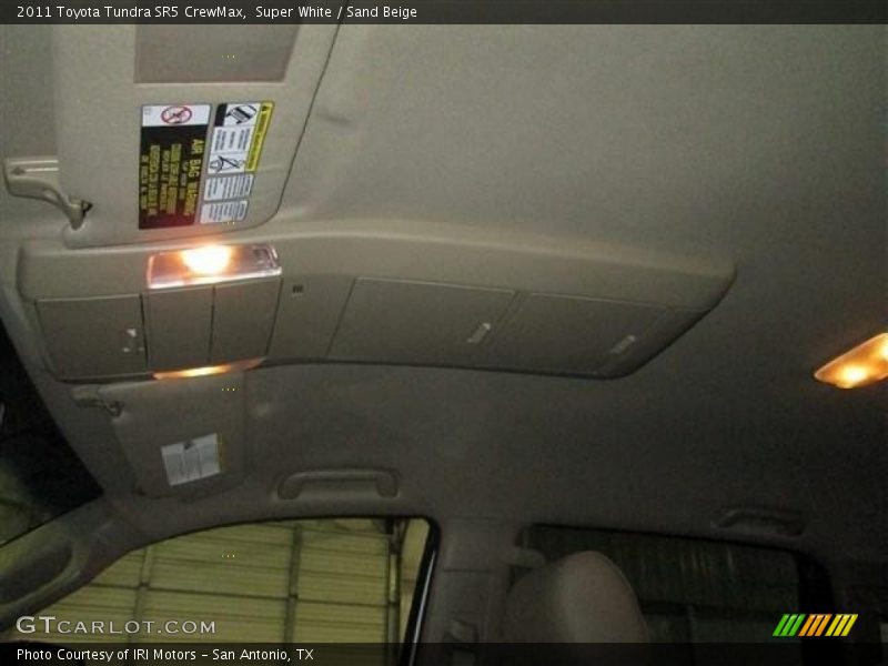 Super White / Sand Beige 2011 Toyota Tundra SR5 CrewMax
