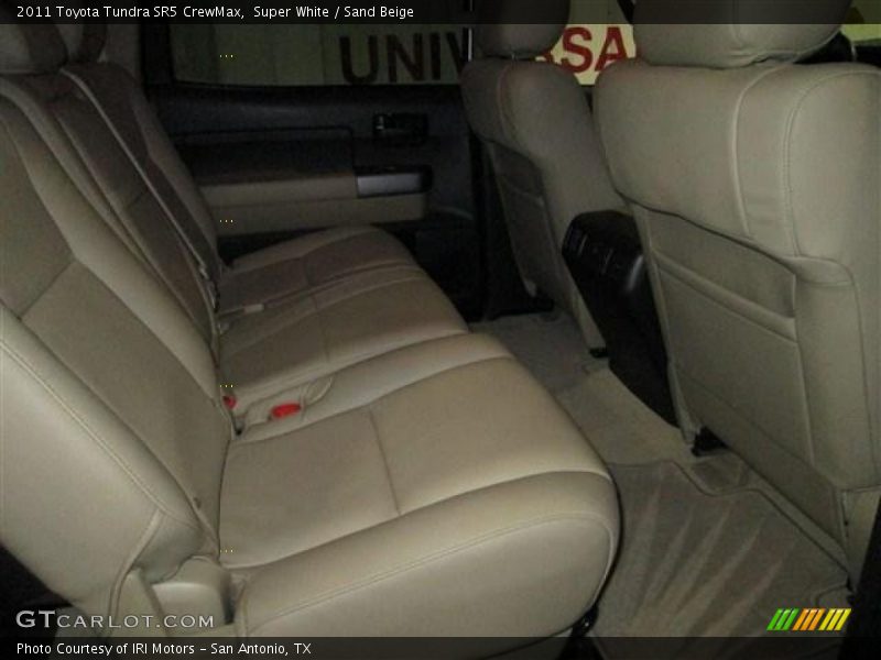 Super White / Sand Beige 2011 Toyota Tundra SR5 CrewMax