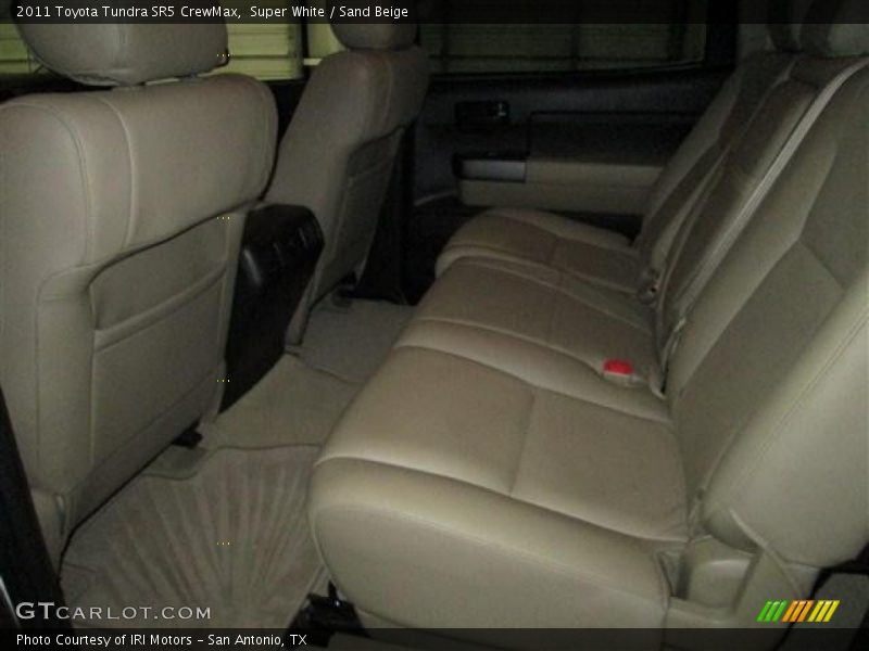 Super White / Sand Beige 2011 Toyota Tundra SR5 CrewMax