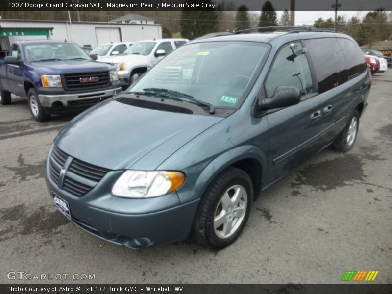 Magnesium Pearl / Medium Slate Gray 2007 Dodge Grand Caravan SXT