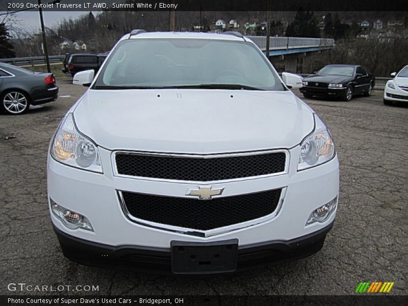 Summit White / Ebony 2009 Chevrolet Traverse LT AWD