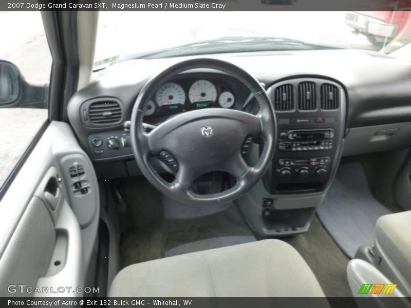 Magnesium Pearl / Medium Slate Gray 2007 Dodge Grand Caravan SXT