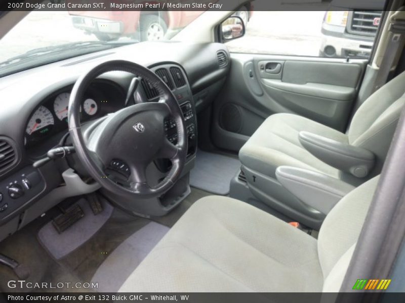 Magnesium Pearl / Medium Slate Gray 2007 Dodge Grand Caravan SXT