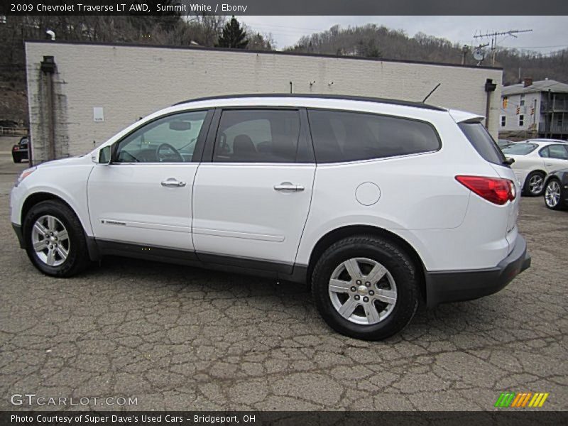 Summit White / Ebony 2009 Chevrolet Traverse LT AWD