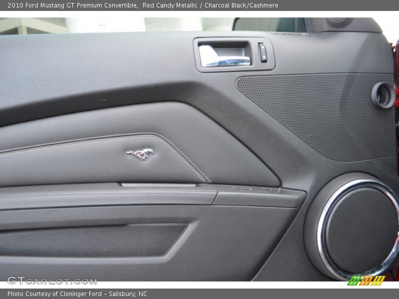 Red Candy Metallic / Charcoal Black/Cashmere 2010 Ford Mustang GT Premium Convertible