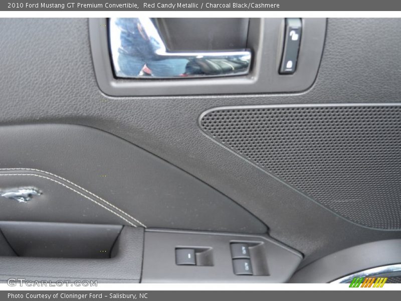 Red Candy Metallic / Charcoal Black/Cashmere 2010 Ford Mustang GT Premium Convertible