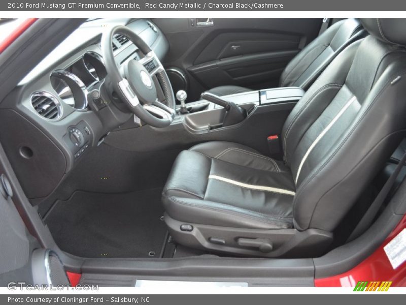 Red Candy Metallic / Charcoal Black/Cashmere 2010 Ford Mustang GT Premium Convertible