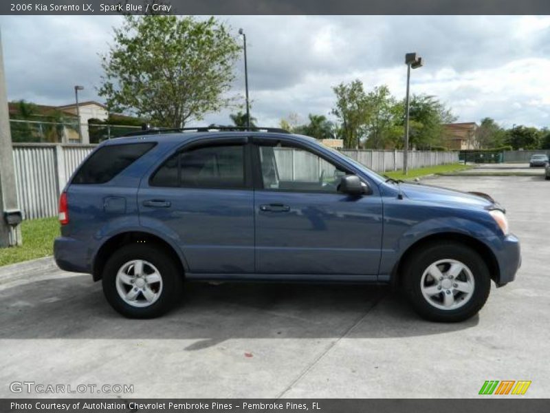 Spark Blue / Gray 2006 Kia Sorento LX