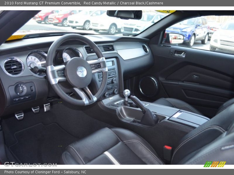 Red Candy Metallic / Charcoal Black/Cashmere 2010 Ford Mustang GT Premium Convertible
