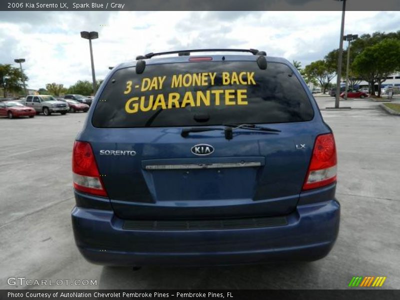Spark Blue / Gray 2006 Kia Sorento LX