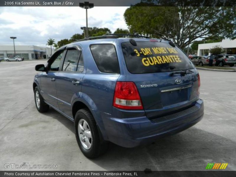 Spark Blue / Gray 2006 Kia Sorento LX