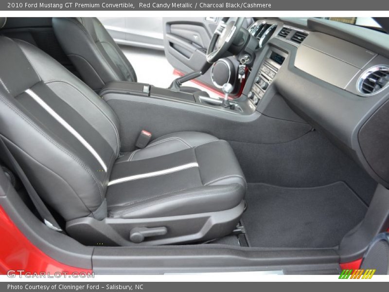 Red Candy Metallic / Charcoal Black/Cashmere 2010 Ford Mustang GT Premium Convertible
