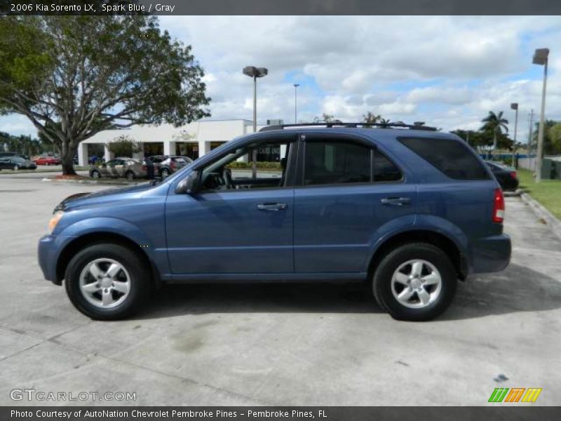 Spark Blue / Gray 2006 Kia Sorento LX