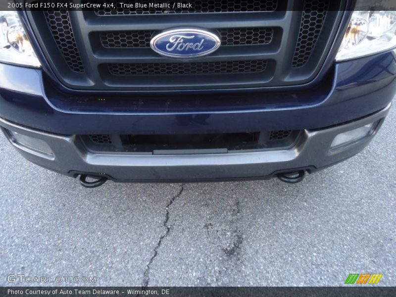 True Blue Metallic / Black 2005 Ford F150 FX4 SuperCrew 4x4