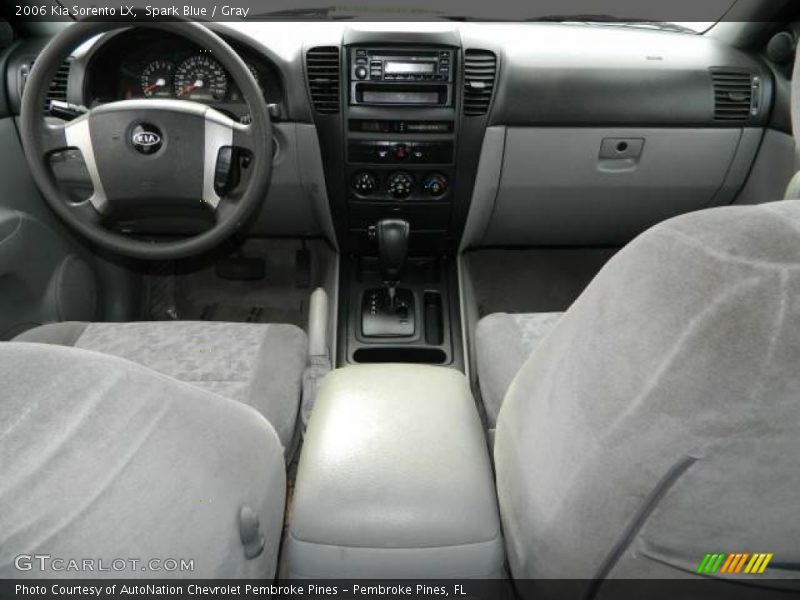 Spark Blue / Gray 2006 Kia Sorento LX