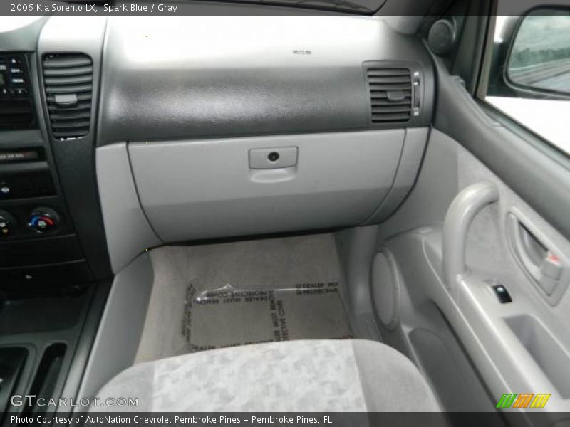 Spark Blue / Gray 2006 Kia Sorento LX