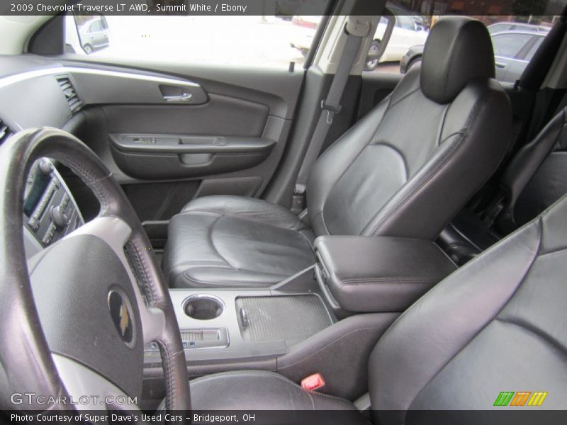 Summit White / Ebony 2009 Chevrolet Traverse LT AWD