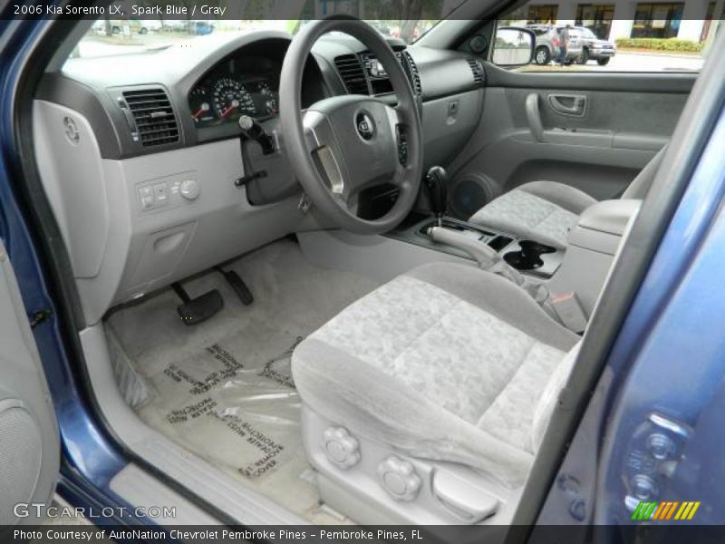Spark Blue / Gray 2006 Kia Sorento LX