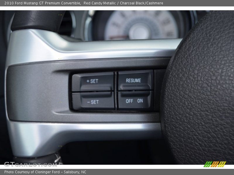 Red Candy Metallic / Charcoal Black/Cashmere 2010 Ford Mustang GT Premium Convertible