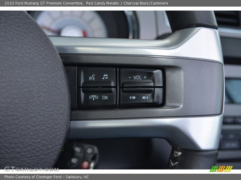 Red Candy Metallic / Charcoal Black/Cashmere 2010 Ford Mustang GT Premium Convertible