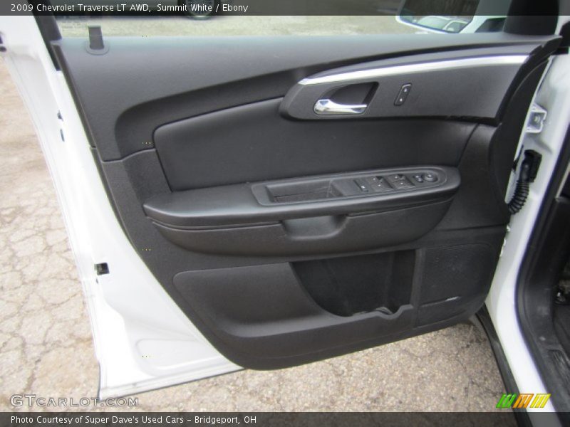Summit White / Ebony 2009 Chevrolet Traverse LT AWD