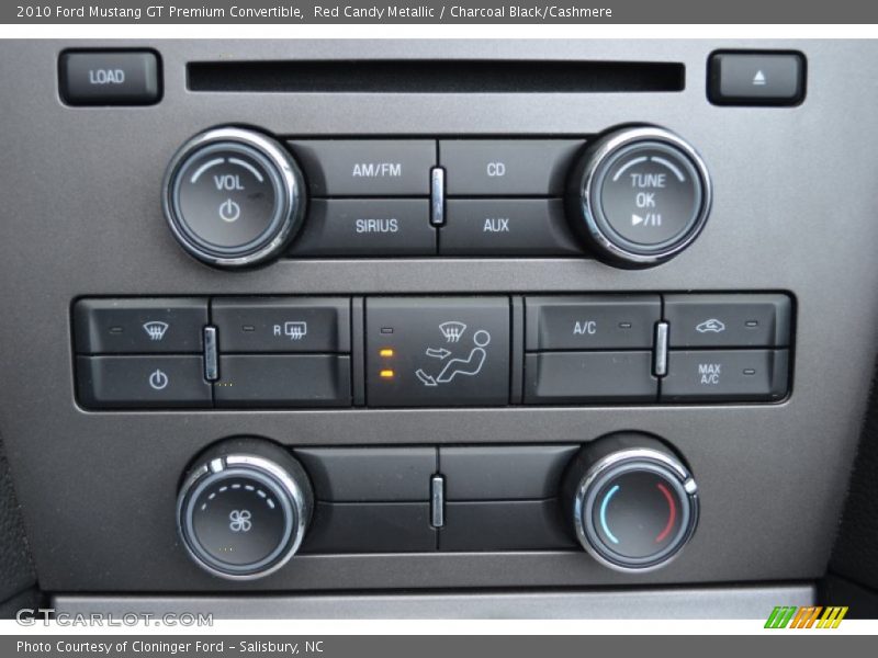 Red Candy Metallic / Charcoal Black/Cashmere 2010 Ford Mustang GT Premium Convertible