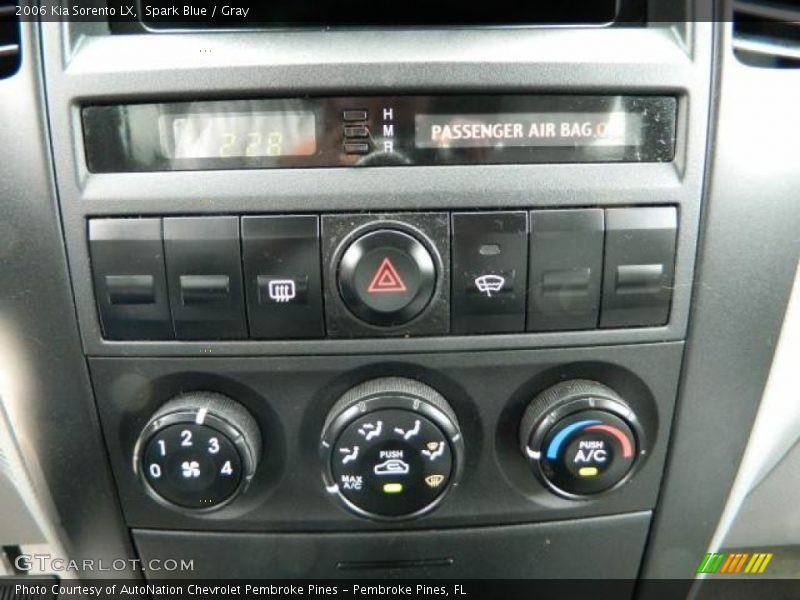 Spark Blue / Gray 2006 Kia Sorento LX