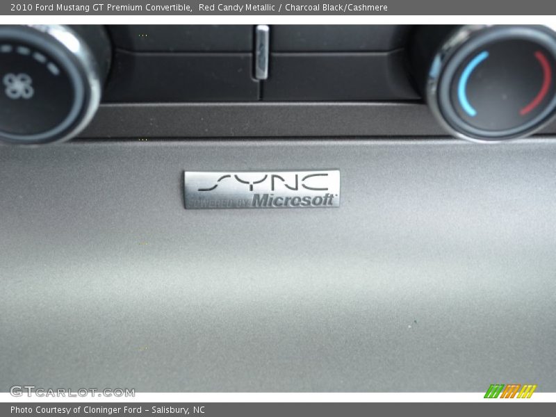 Red Candy Metallic / Charcoal Black/Cashmere 2010 Ford Mustang GT Premium Convertible