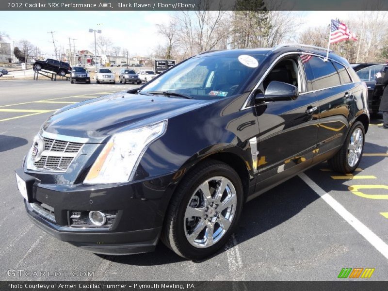 Black Raven / Ebony/Ebony 2012 Cadillac SRX Performance AWD