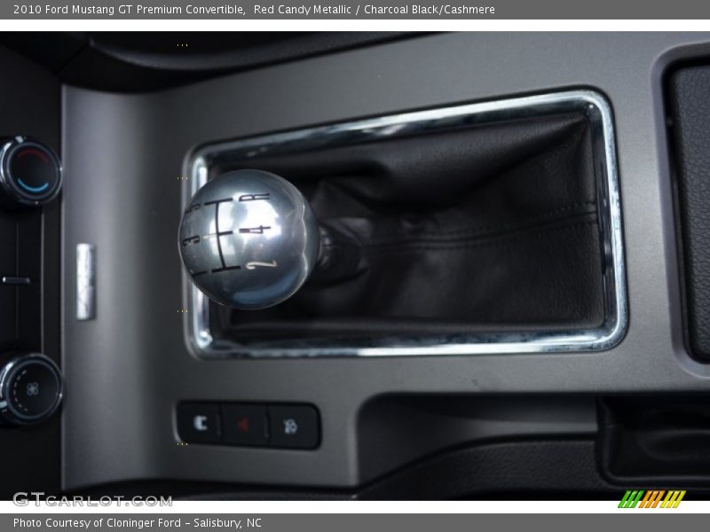 Red Candy Metallic / Charcoal Black/Cashmere 2010 Ford Mustang GT Premium Convertible