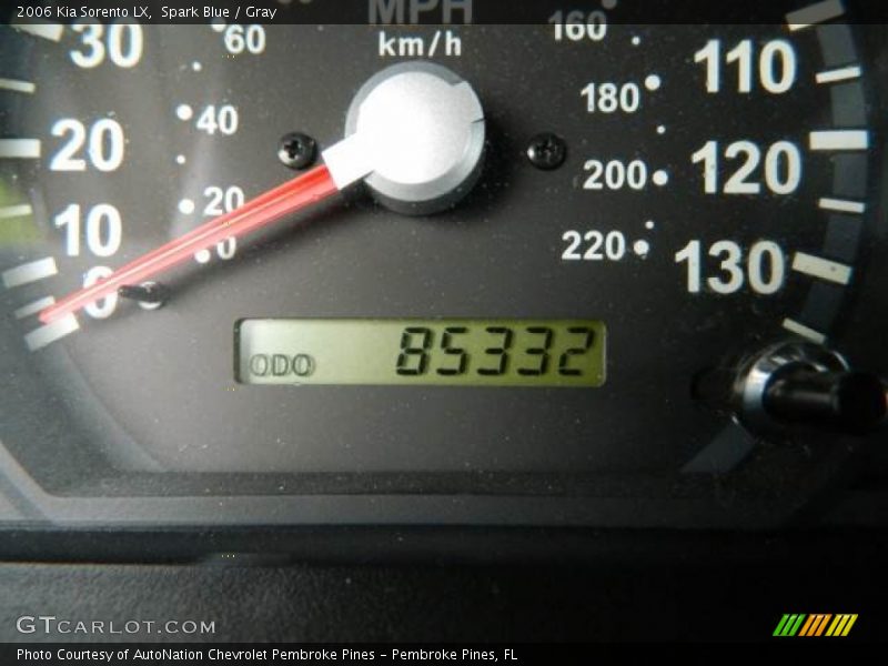 Spark Blue / Gray 2006 Kia Sorento LX