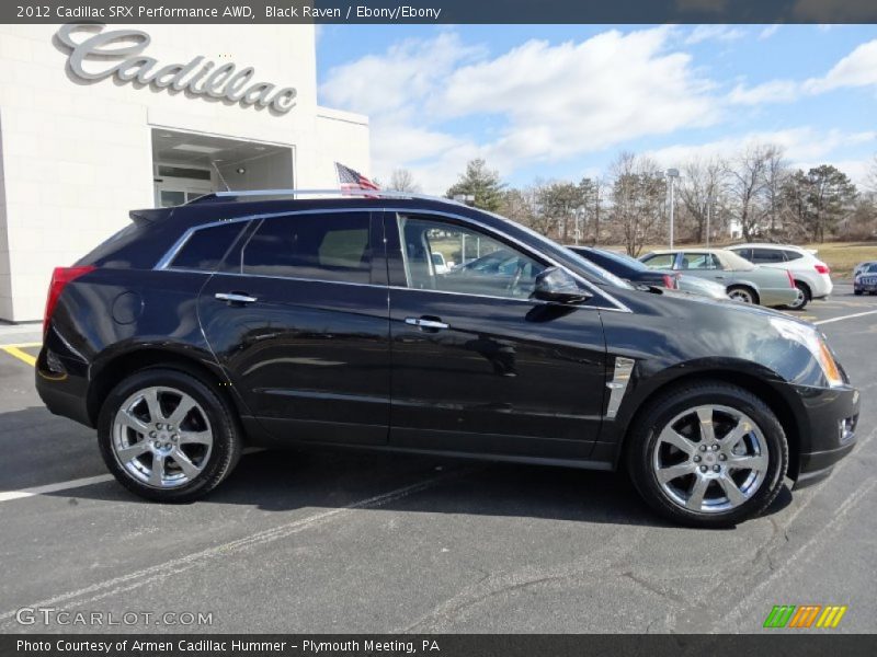 Black Raven / Ebony/Ebony 2012 Cadillac SRX Performance AWD